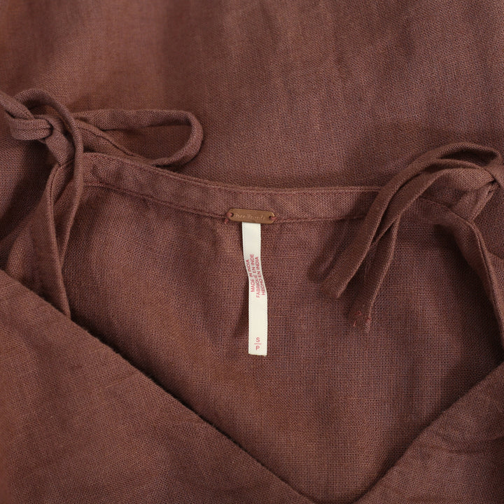 Free People Free Est Emmers Linen Midi Slip Dress