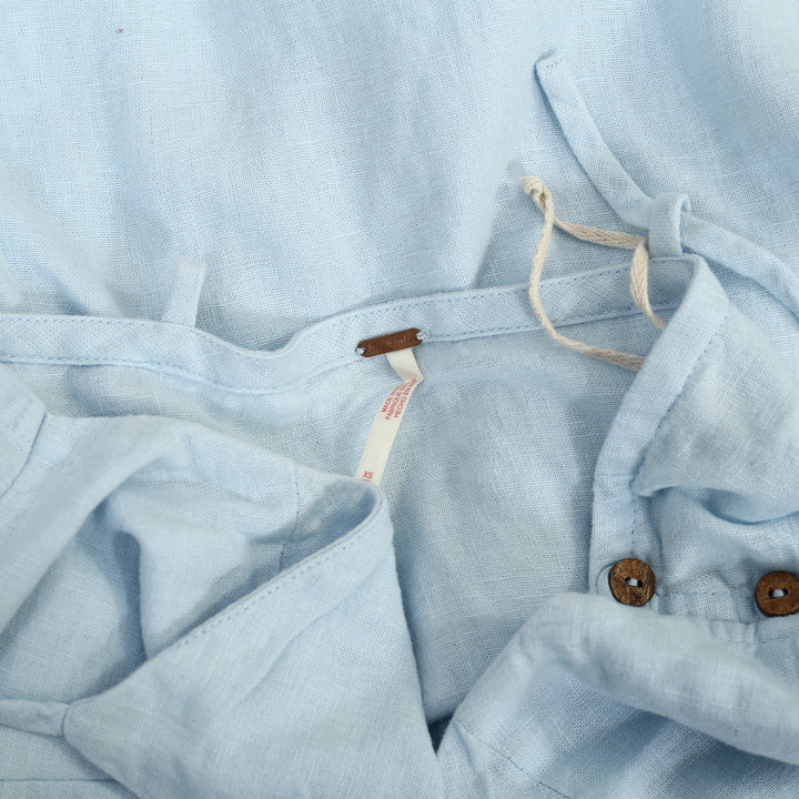 Free People Free Est Emmers Linen Midi Slip Dress