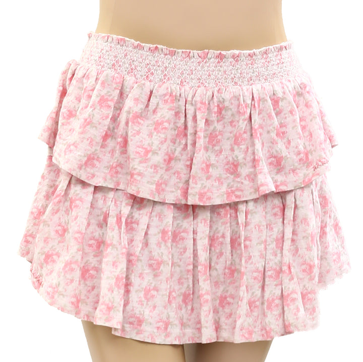 Loveshackfancy Ruffle Mini Skirt