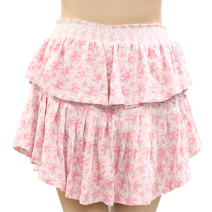 Loveshackfancy Ruffle Mini Skirt