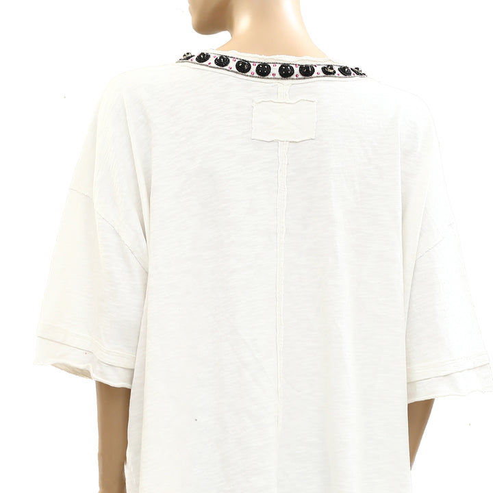 Free People We The Free You're A Gem Tee Tunic Top