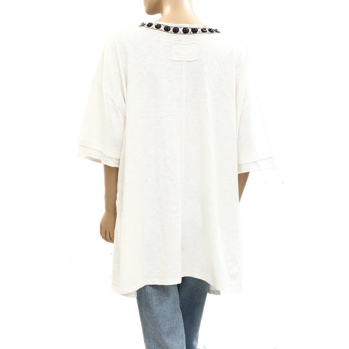 Free People We The Free You're A Gem Tee Tunic Top