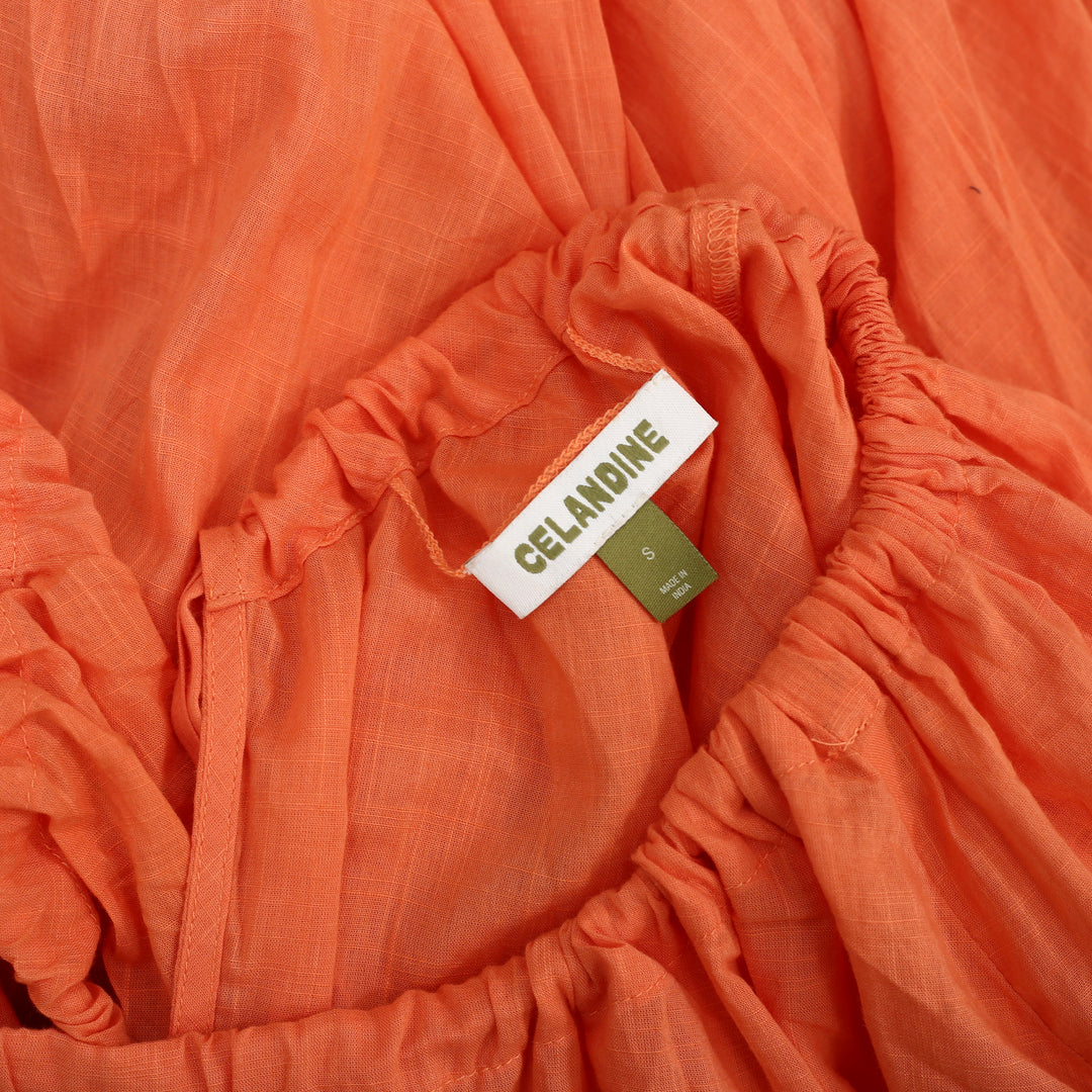 Anthropologie Celandine Puff Sleeves Blouse Top
