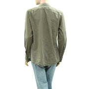 Nili Lotan Cotton Voile NL Buttondown Formal Shirt Tunic Top