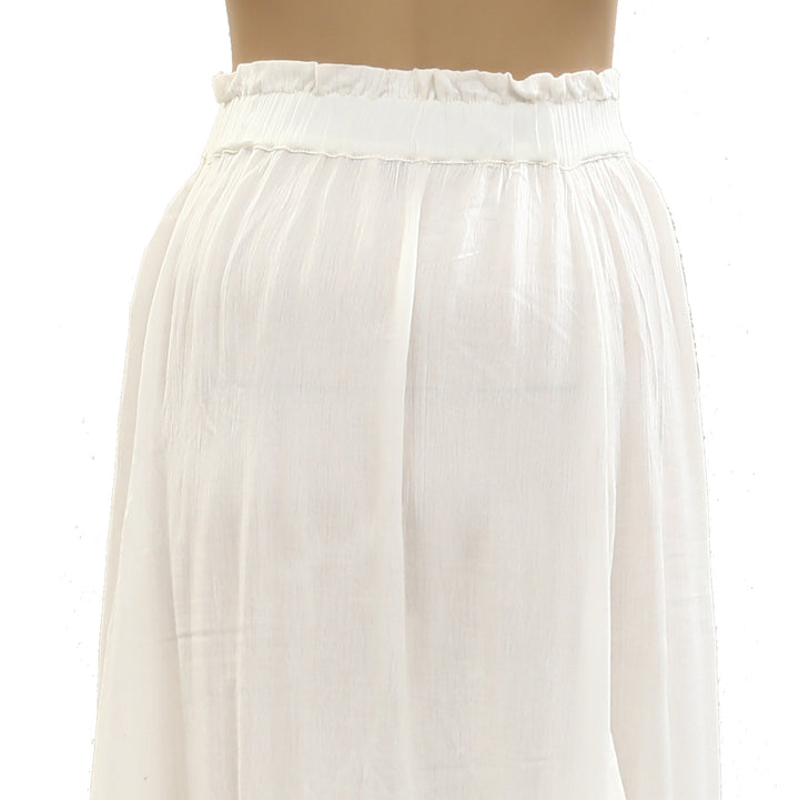 Free People Endless Summer 荷叶边纯色超长长裙