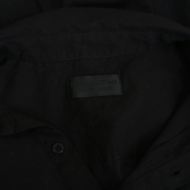 Nili Lotan Solid Buttondown Shirt Tunic Top