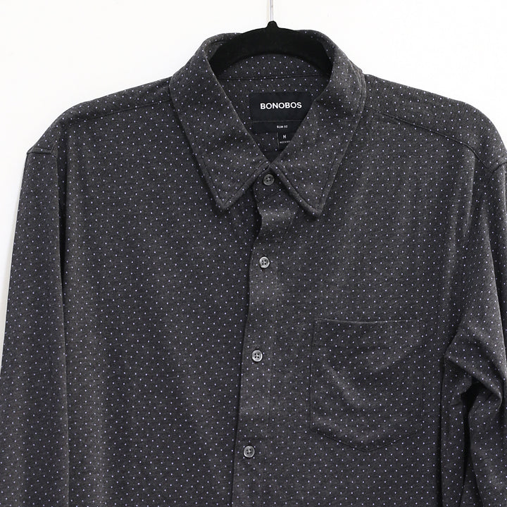 BONOBOS Buttondown Black Men's Shirt