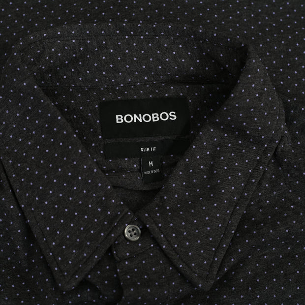 BONOBOS Buttondown Black Men's Shirt
