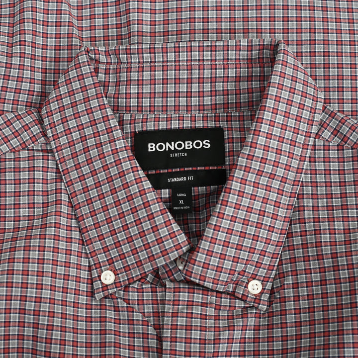 Bonobos Stretch Plaid Check Print Buttondown Men's Shirt