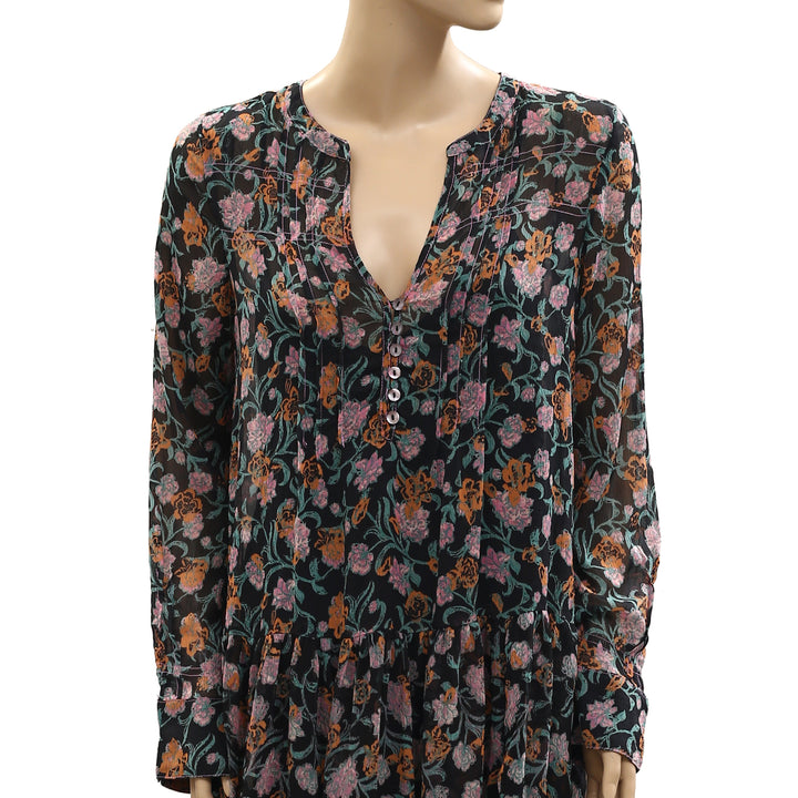 Free People See It Through Maxi Dress