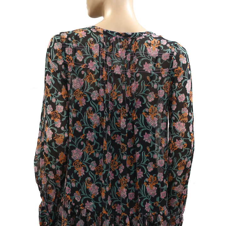 Free People See It Through Maxi Dress