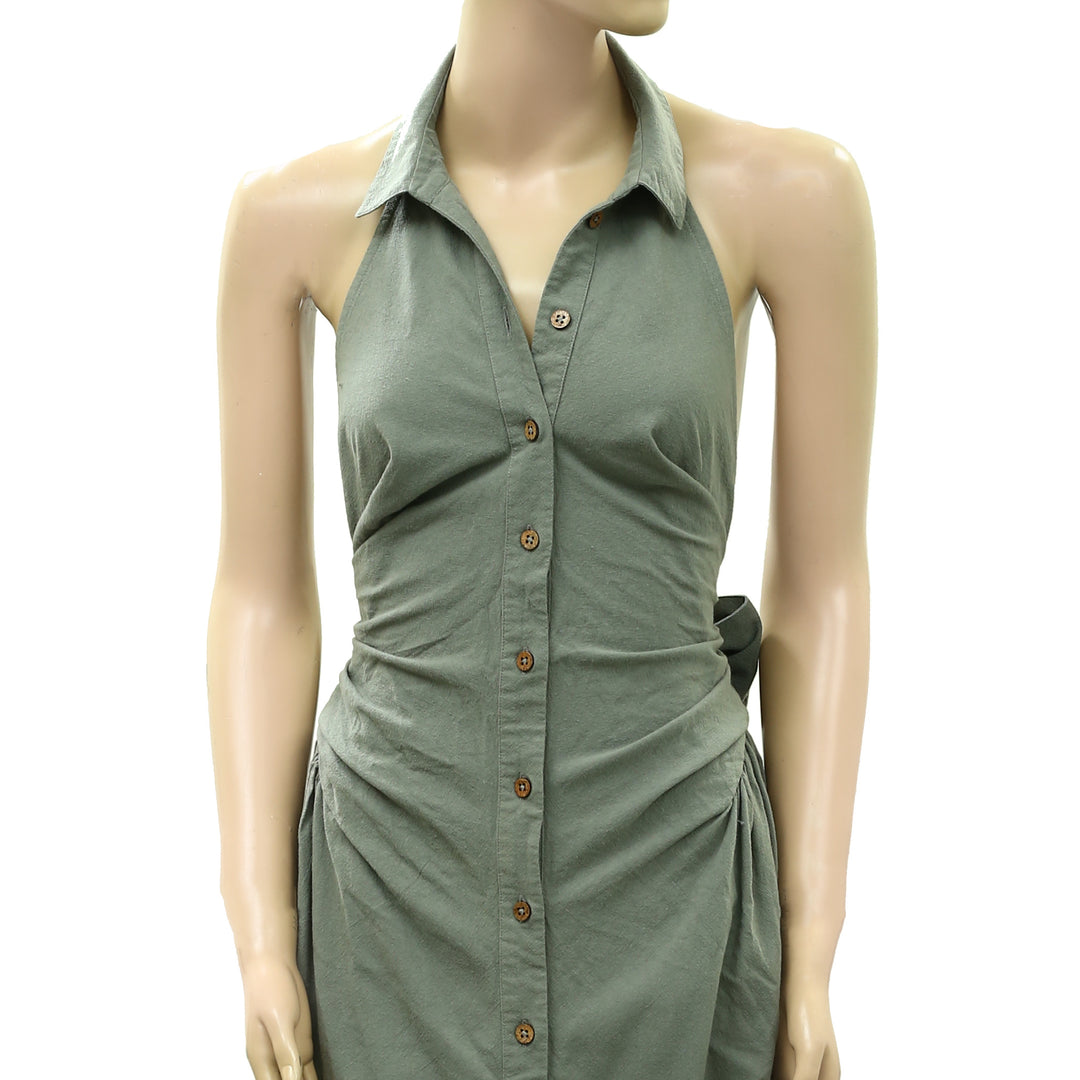 Free People Free-Est Back At It Halter Midi Dress