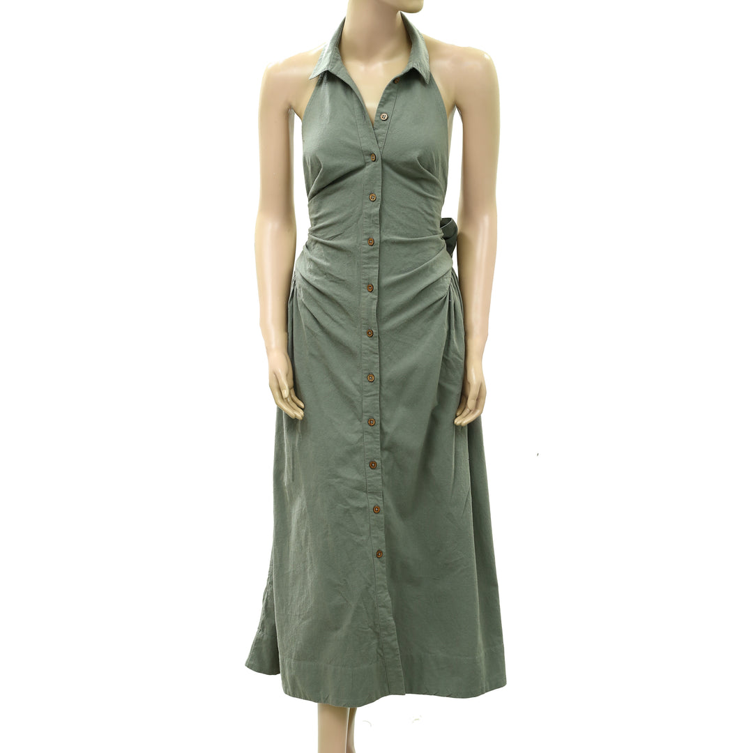 Free People Free-Est Back At It Halter Midi Dress