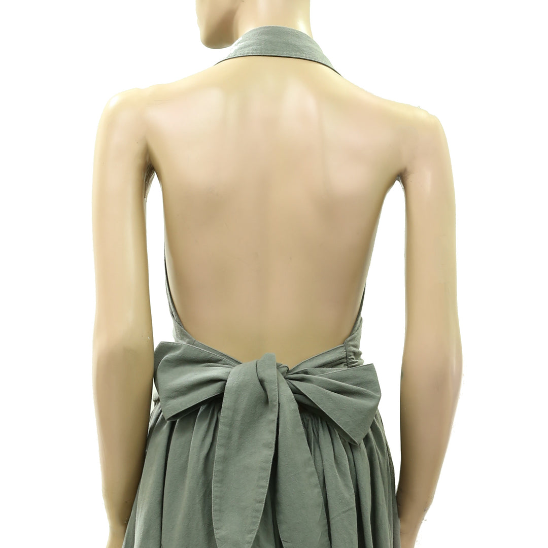 Free People Free-Est Back At It Halter Midi Dress