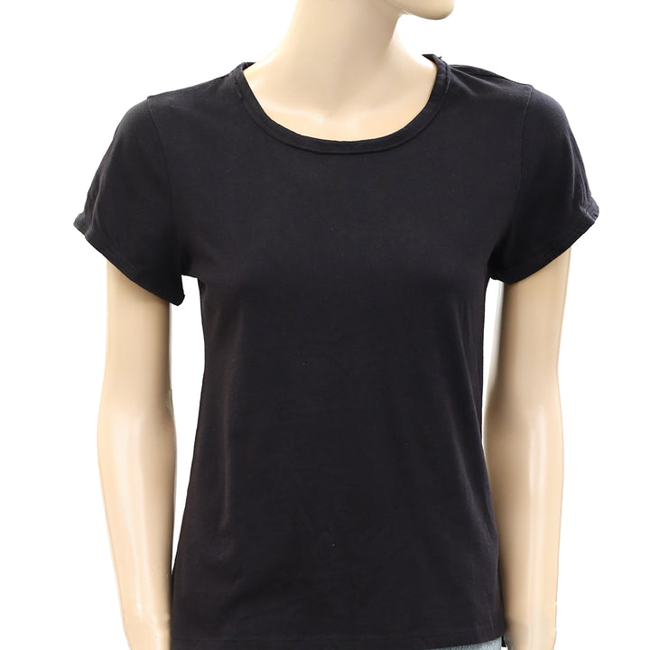 Anthropologie Pilcro Scoop-Neck Tee Blouse Top