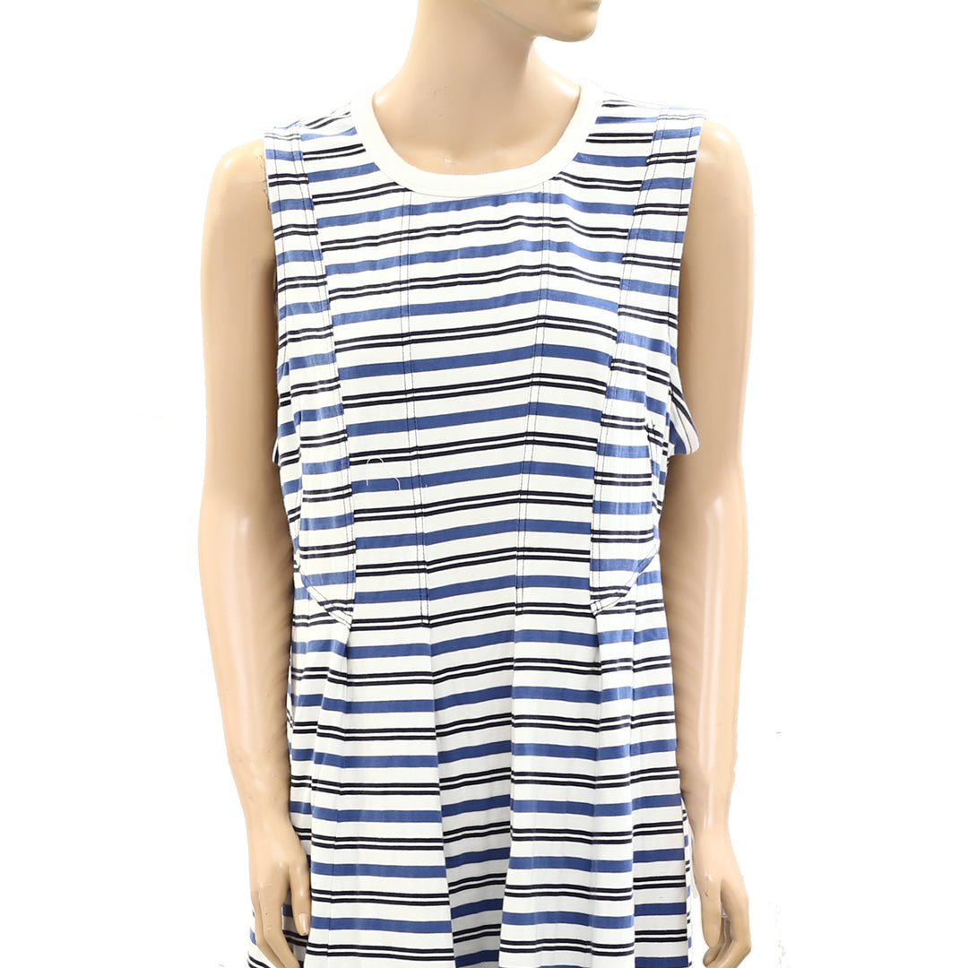 By Anthropologie Sleeveless A-Line Midi Dress