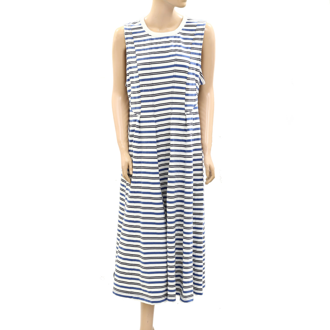 By Anthropologie Sleeveless A-Line Midi Dress