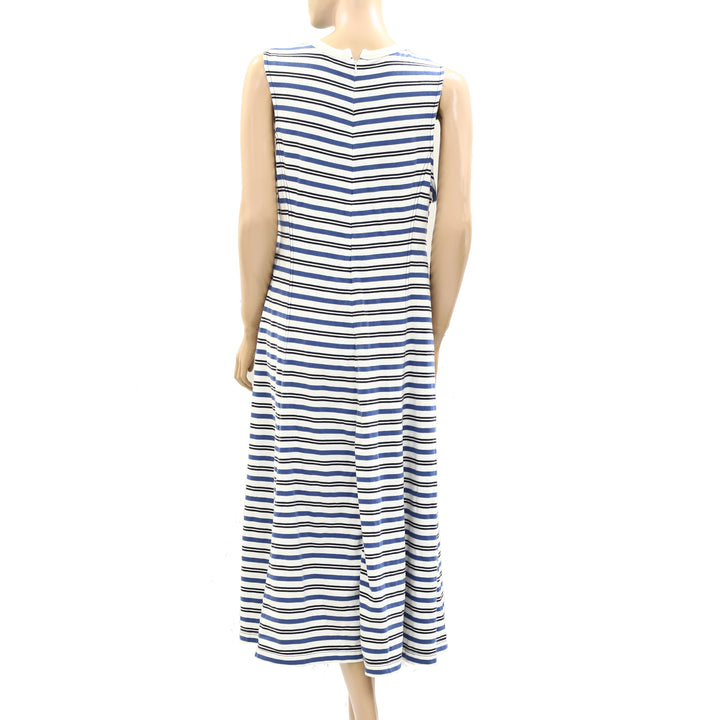 By Anthropologie Sleeveless A-Line Midi Dress