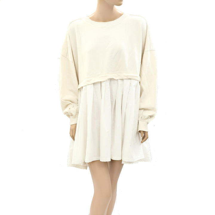 Free People Eleanor Sweatshirt Tunic Dress