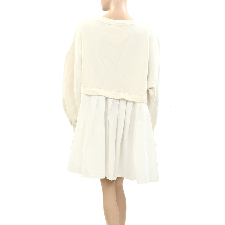 Free People Eleanor Sweatshirt Tunic Dress