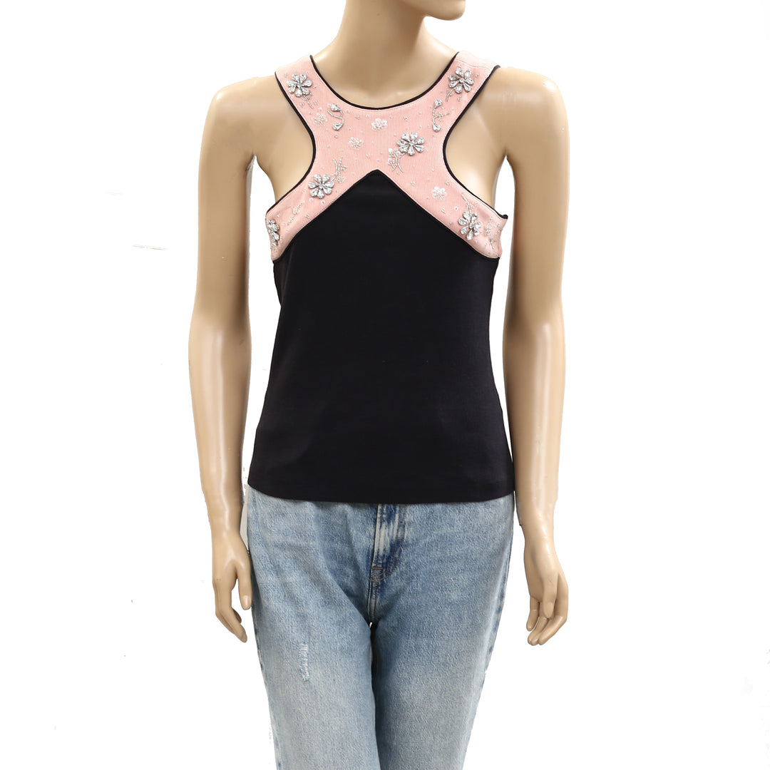 Anthropologie Maeve Sleeveless Halter Tank Blouse Top
