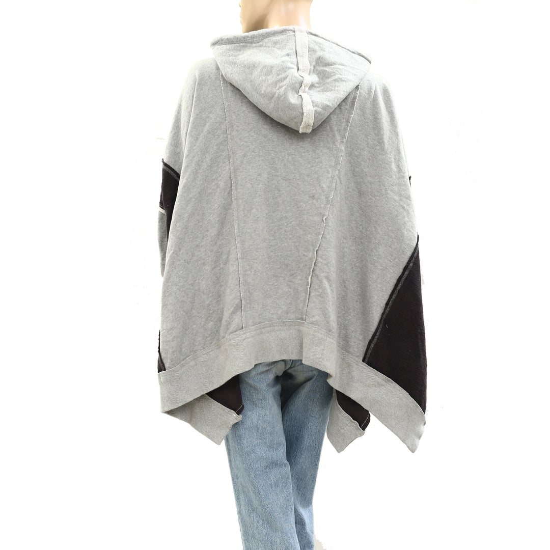 Free People Movement Poncho high quality Swinging It Hoodie Drawstring Lightweight Lavender