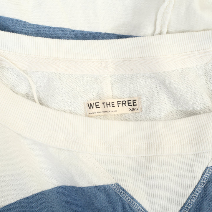 Free People We The Free Out Here Striped Maxi Sweatshirt Dress