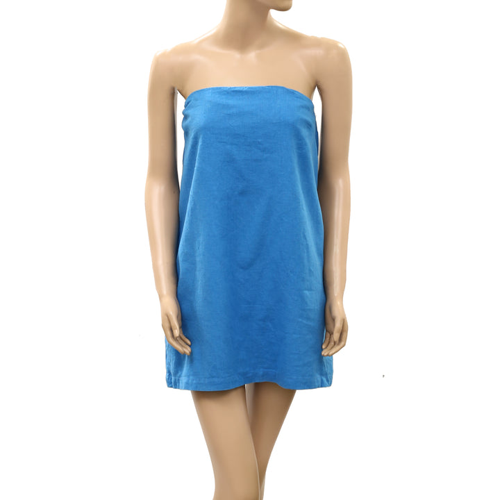 Free People Free-Est Essentially The Best Cotton-Linen Mini Tube Dress