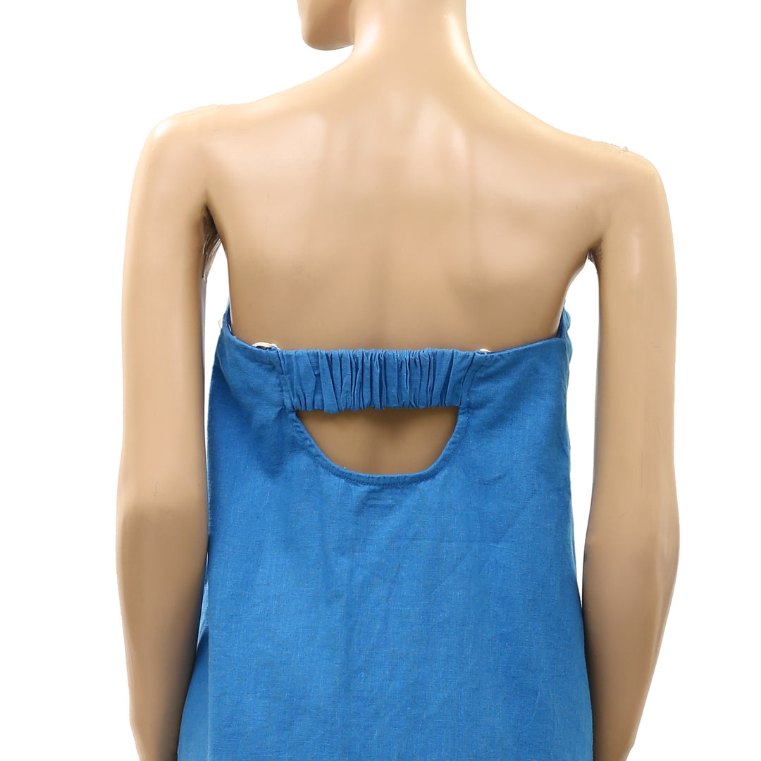Free People Free-Est Essentially The Best Cotton-Linen Mini Tube Dress