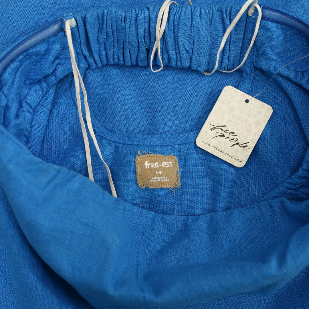Free People Free-Est Essentially The Best Cotton-Linen Mini Tube Dress