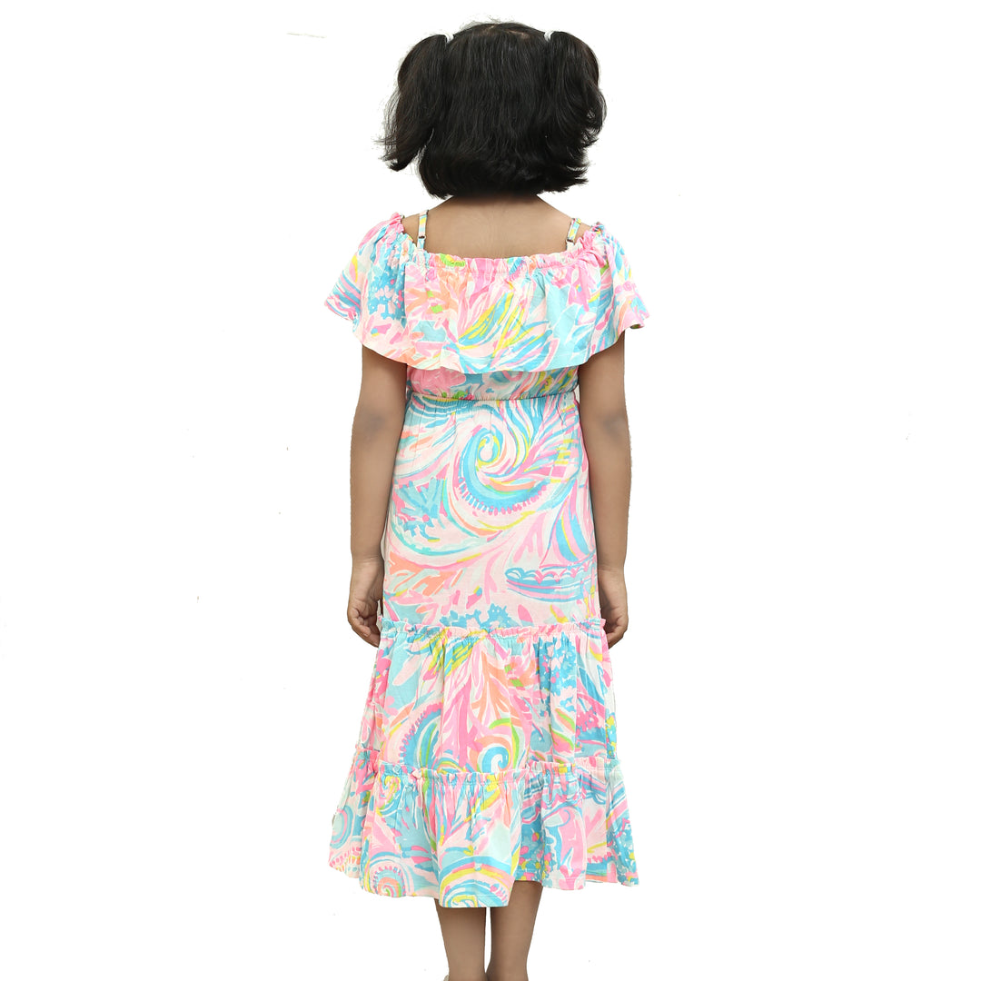 Lilly Pulitzer Girls Seraphina Off-The-Shoulder Dress