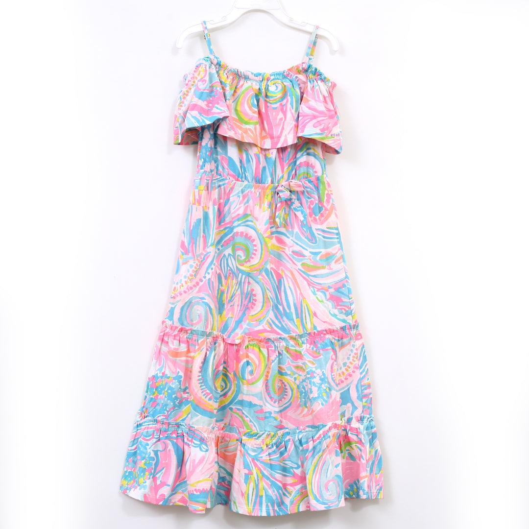 Lilly Pulitzer Girls Seraphina Off-The-Shoulder Dress