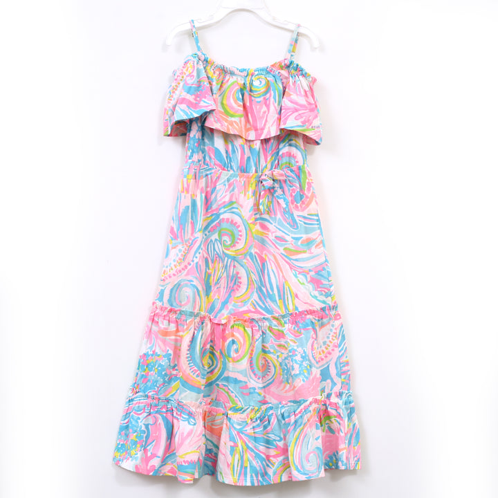 Lilly Pulitzer Girls Seraphina Off-The-Shoulder Dress