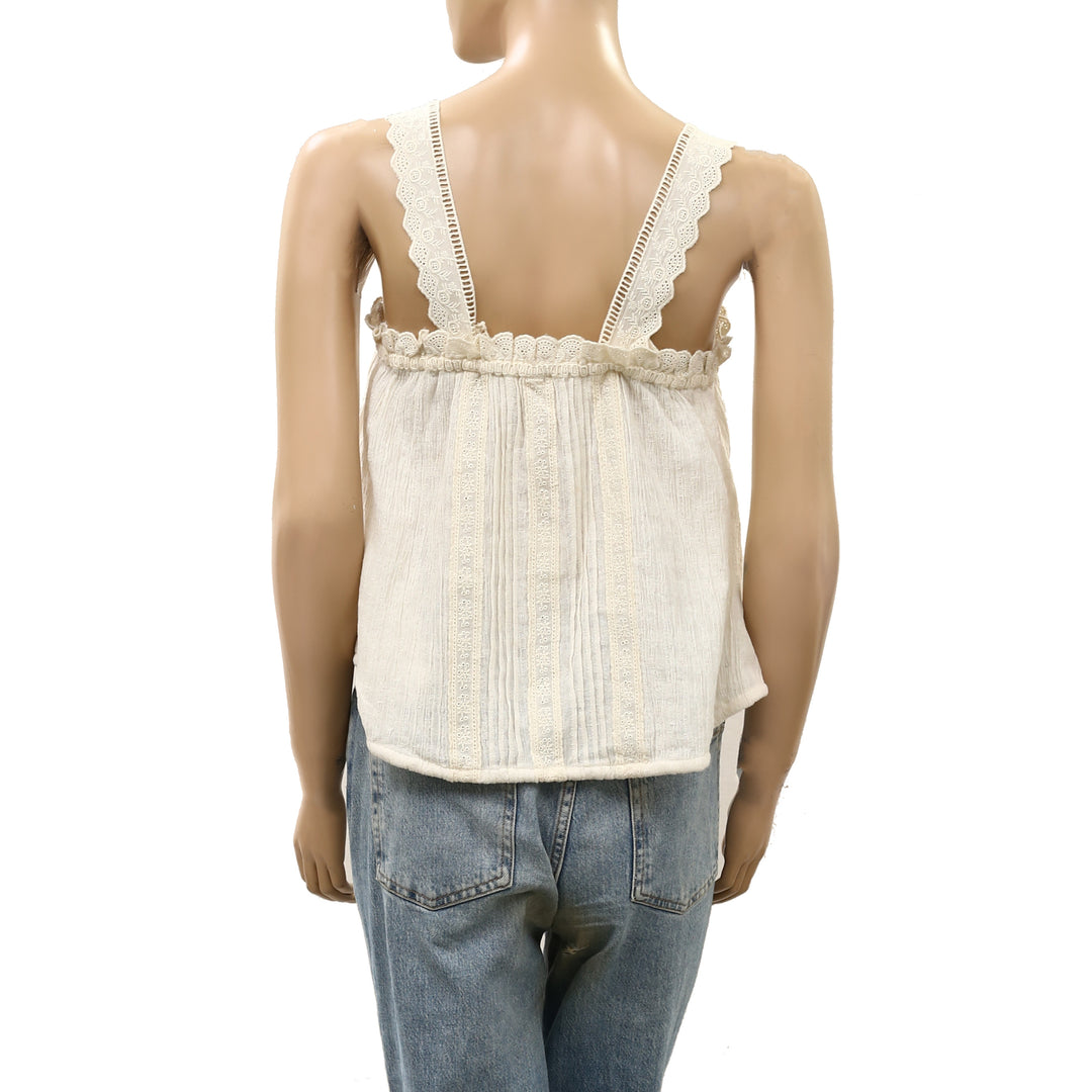 Free People Because Of You Tank Blouse Top