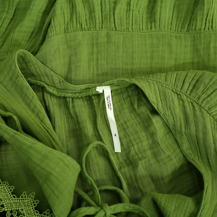 Anthropology Tiered Gauze Mini Dress