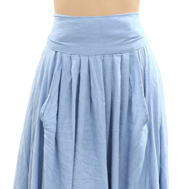 Free People Sundown Midi Skirt