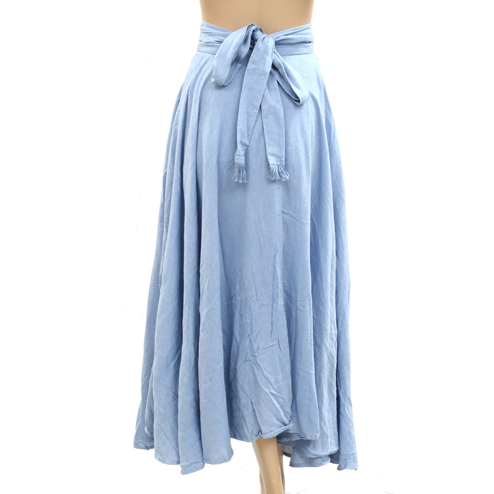 Free People Sundown Midi Skirt