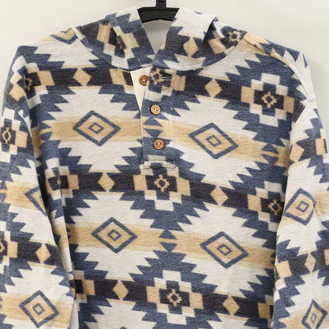 Faherty Men's DGF Knit Pacific Hoodie Pullover