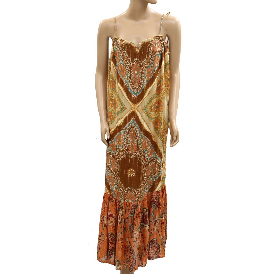 free people brown slip dress XS/S