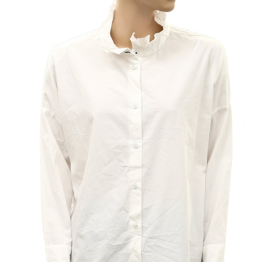 Voyageur By Mersea Elizabethan Collar Shirt Top