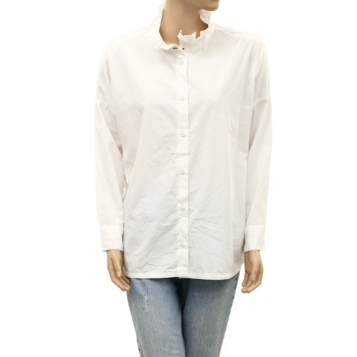 Voyageur By Mersea Elizabethan Collar Shirt Top