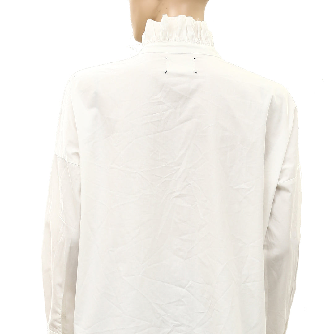 Voyageur By Mersea Elizabethan Collar Shirt Top