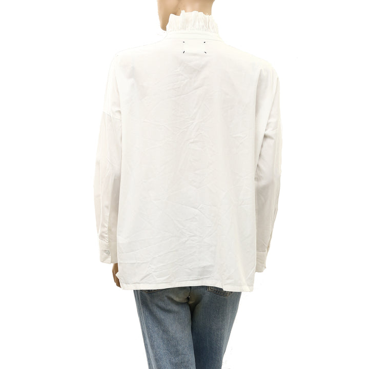Voyageur By Mersea Elizabethan Collar Shirt Top