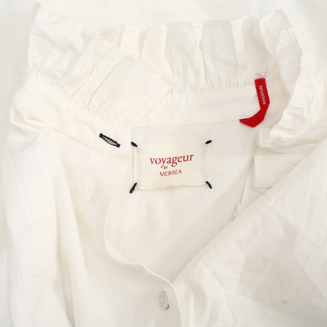 Voyageur By Mersea Elizabethan Collar Shirt Top