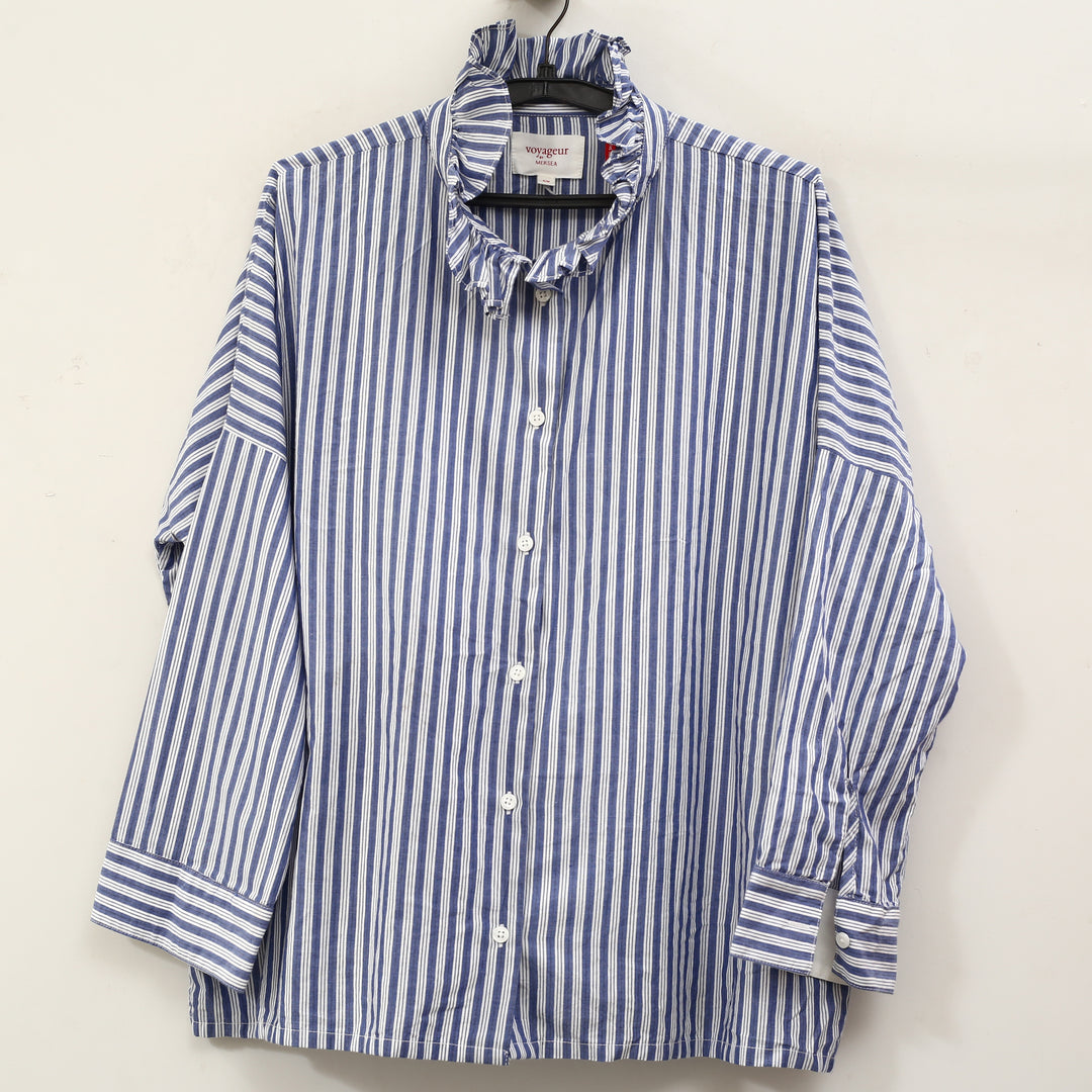 Voyageur By Mersea Elizabethan Collar Shirt Top