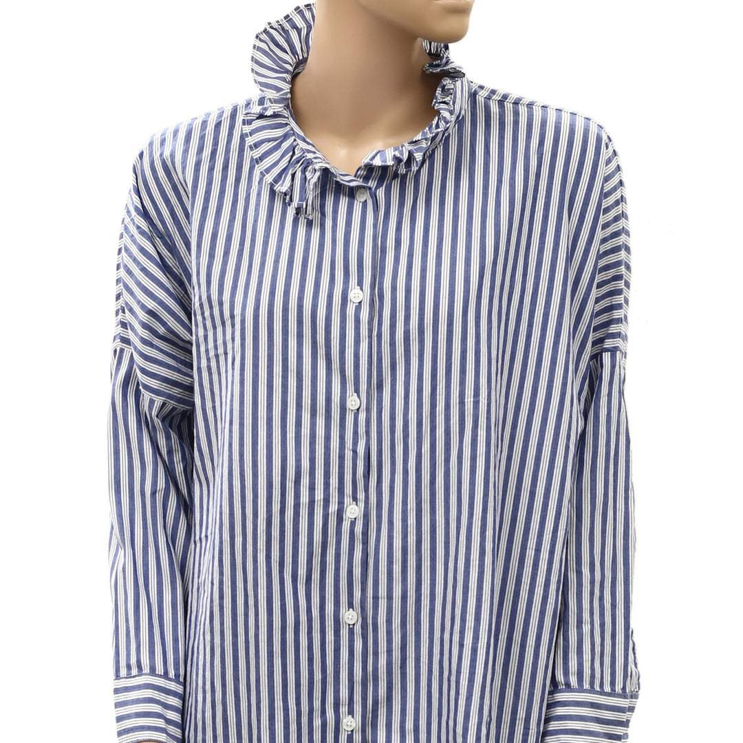 Voyageur By Mersea Elizabethan Collar Shirt Top