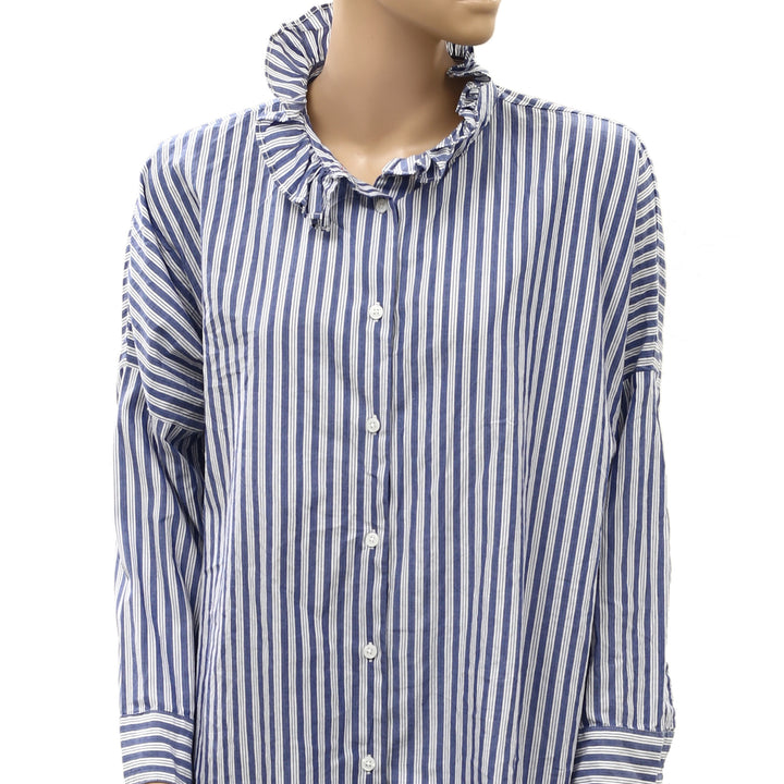 Voyageur By Mersea Elizabethan Collar Shirt Top