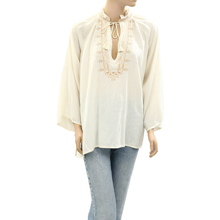 Denim & Supply Ralph Lauren Embroidered Tunic Top