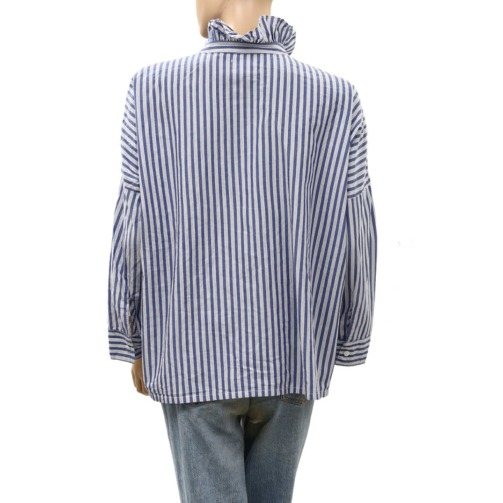 Voyageur By Mersea Elizabethan Collar Shirt Top