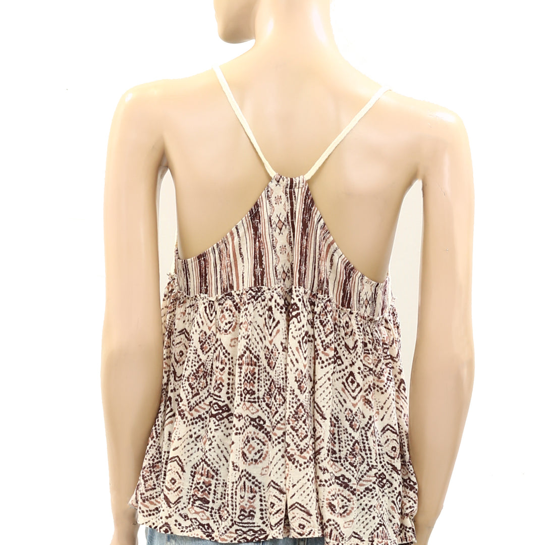 Ecote Urban Outfitters Printed Cami Tank Blouse Top